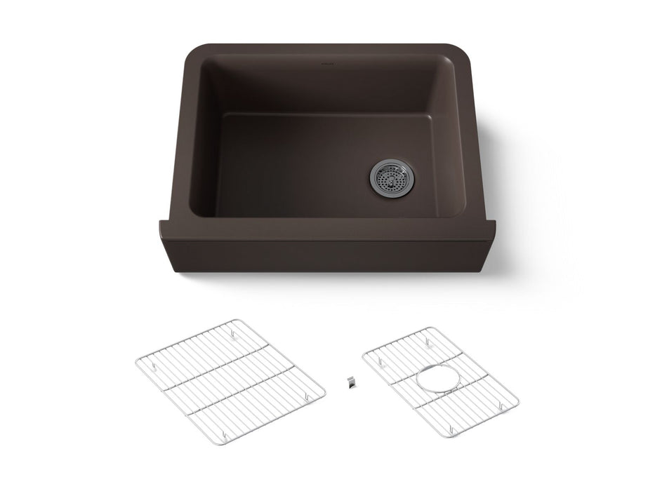 KOHLER K-25787 Cairn 29-11/16" undermount single-bowl farmhouse kitchen sink