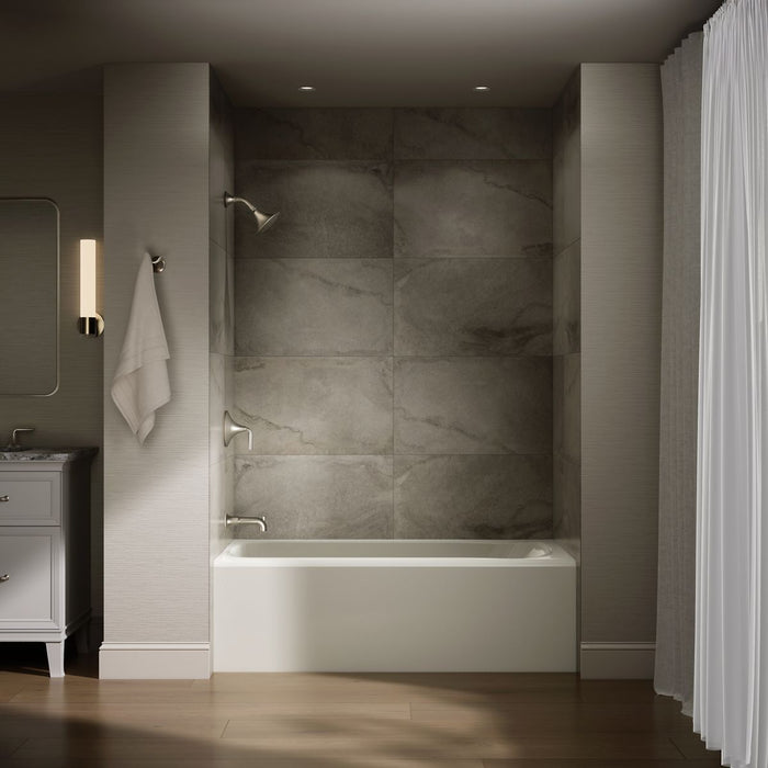 KOHLER K-25830-LA Avec 60" x 30" alcove bath, left drain