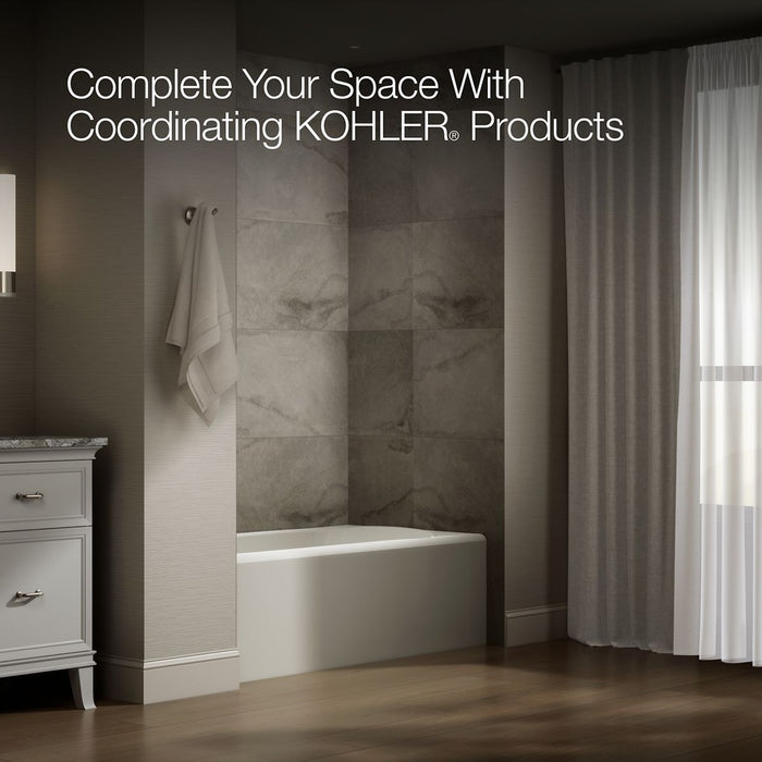 KOHLER K-25831-LA Avec 60" x 32" alcove bath, left drain