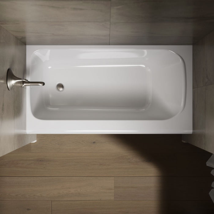 KOHLER K-25831-LA Avec 60" x 32" alcove bath, left drain