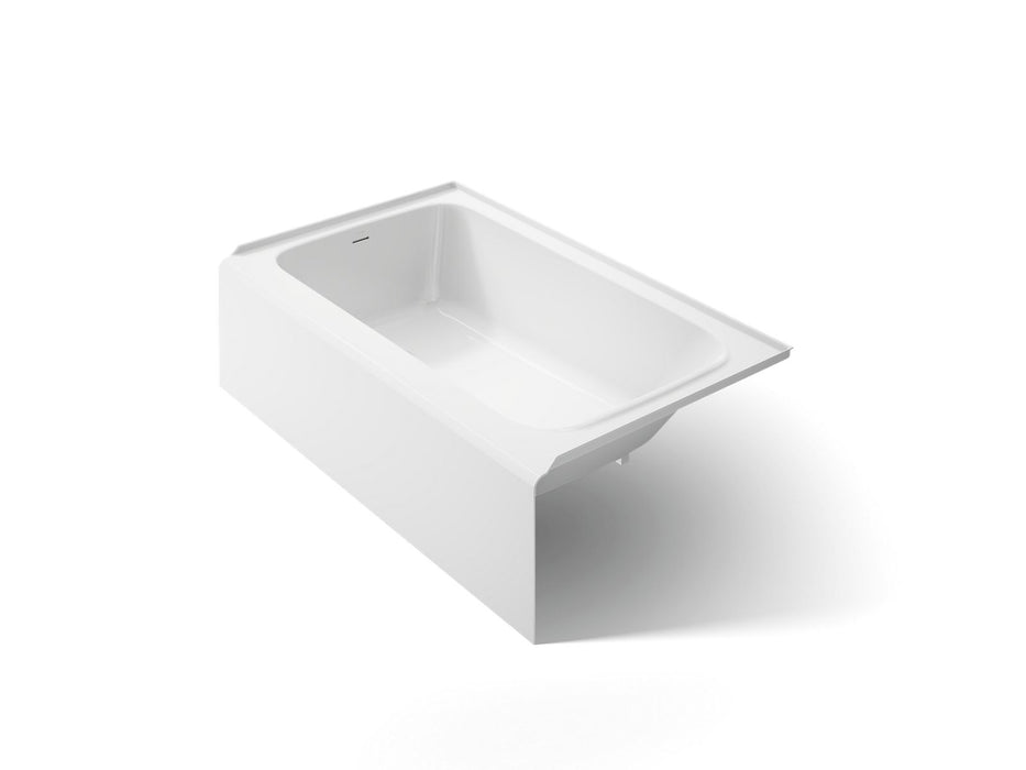 KOHLER K-25832-LA Avec 60" x 36" alcove bath, left drain, white