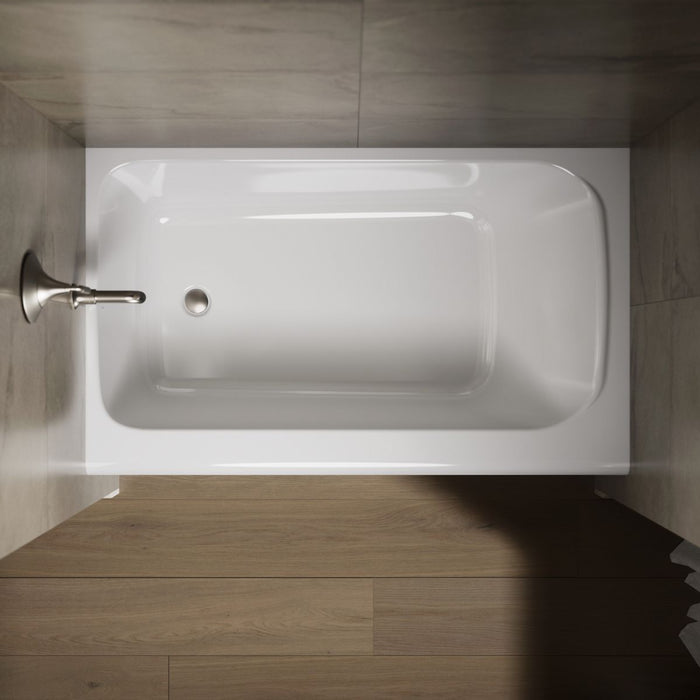 KOHLER K-25832-LA Avec 60" x 36" alcove bath, left drain, white - view 5