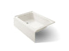 KOHLER K-25833-LA Avec 60" x 42" alcove bath, left drain, biscuit