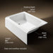 KOHLER K-25833-LA Avec 60" x 42" alcove bath, left drain, white - view 2