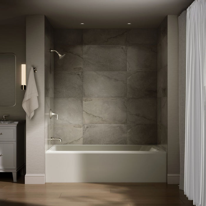 KOHLER K-25834-LA Avec 72" x 36" alcove bath, left drain