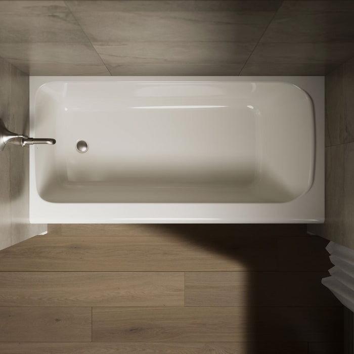 KOHLER K-25834-LA Avec 72" x 36" alcove bath, left drain