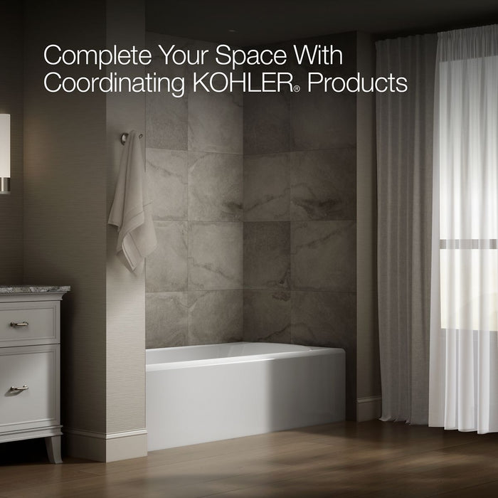 KOHLER K-25834-LA Avec 72" x 36" alcove bath, left drain