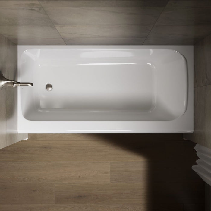 KOHLER K-25834-LA Avec 72" x 36" alcove bath, left drain