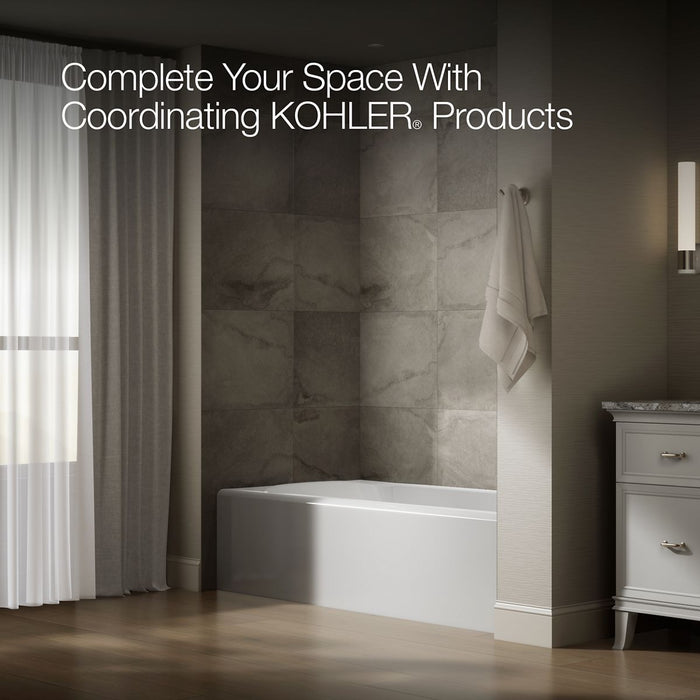 KOHLER K-25834-RA Avec 72" x 36" alcove bath, right drain, white - view 3