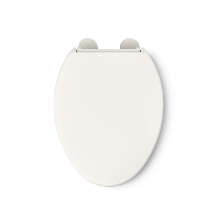 KOHLER K-25875 Hyten Elevated Quiet-Close elongated toilet seat, biscuit - view 2