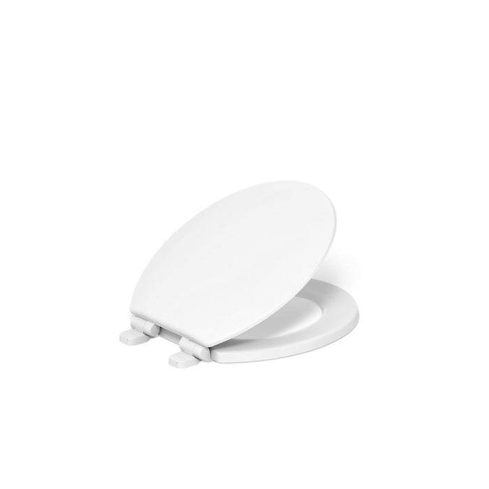 KOHLER K-25884 Triko Quiet-Close round-front toilet seat, white - view 5