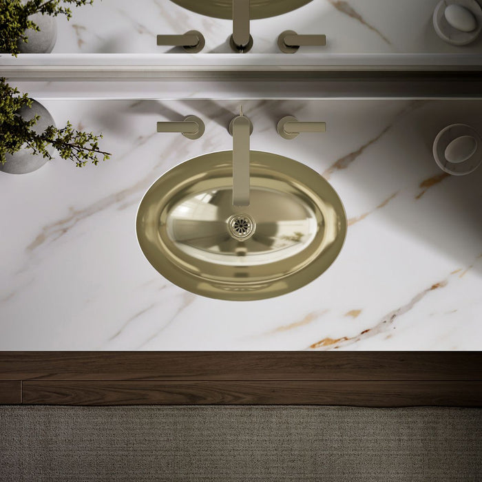 KOHLER K-2602 Rhythm 23-1/4" oval undermount bathroom sink, no overflow