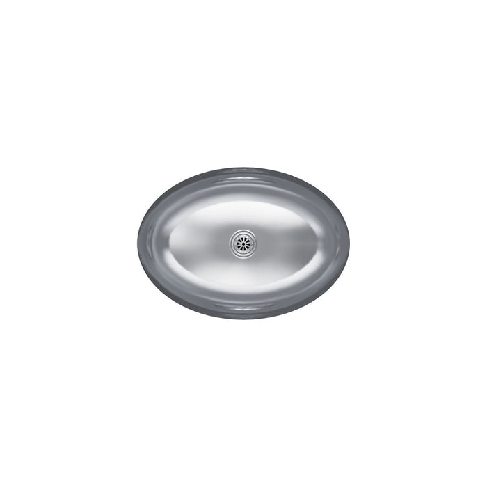 KOHLER K-2602-MU Rhythm 23-1/4" oval undermount bathroom sink, no overflow
