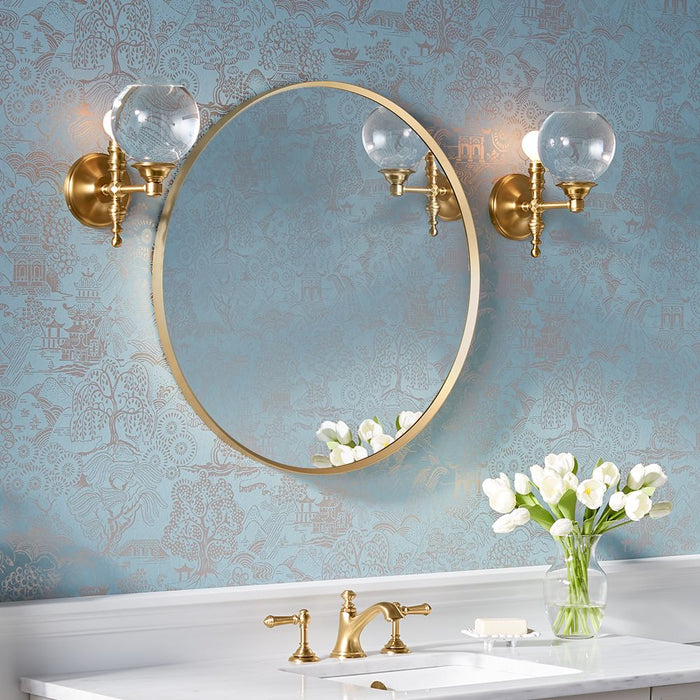 KOHLER K-26050 Essential 28" round framed mirror