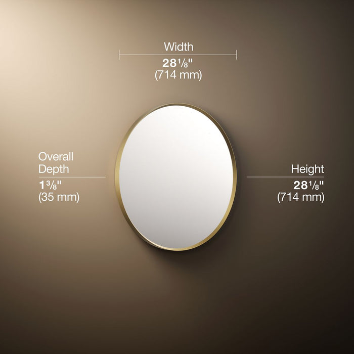 3/4 view of product with dimensions