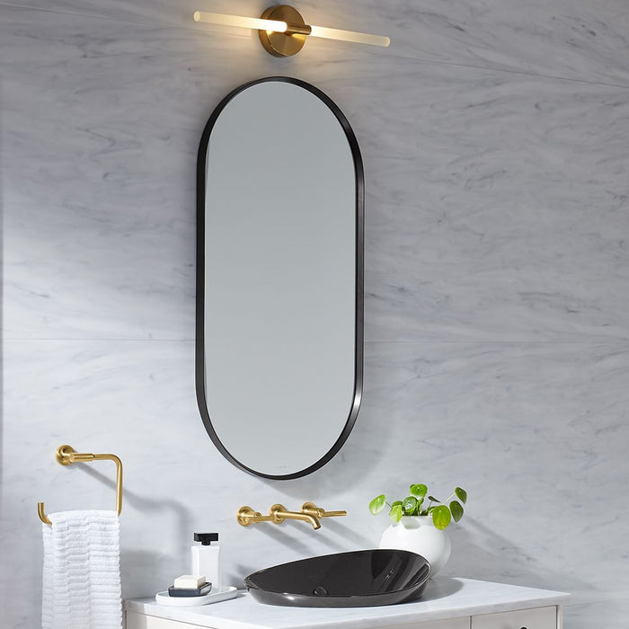 KOHLER K-26051 Essential 20" x 40" capsule framed mirror