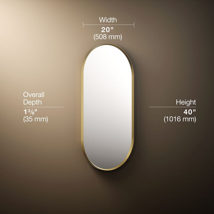 3/4 view of product with dimensions