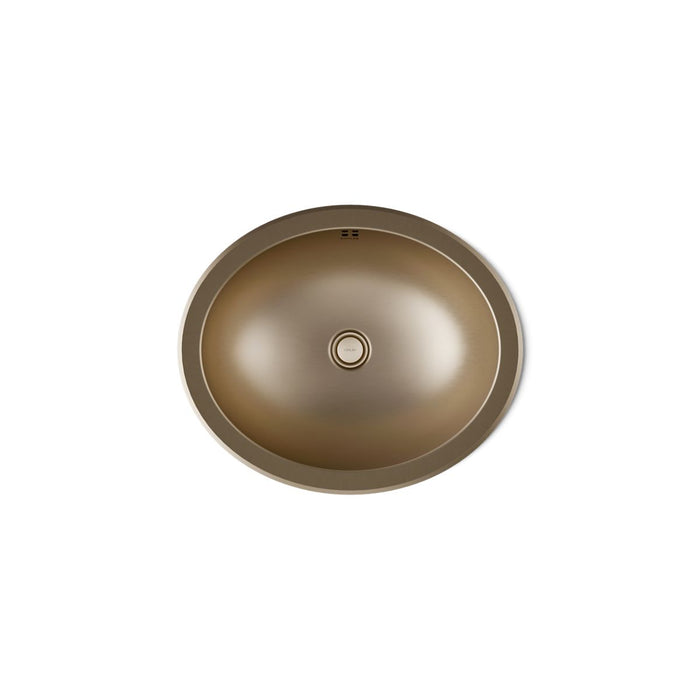 KOHLER K-2609-SU Bachata 20" oval drop-in/undermount bathroom sink