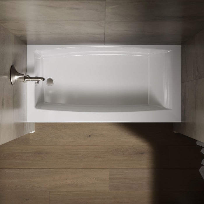 KOHLER K-26109-LA Entity 60" x 30" alcove bath, left drain