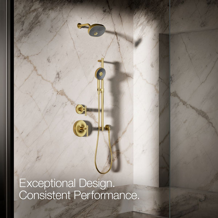 KOHLER K-26282 Statement Round three-function handshower, 2.5 gpm