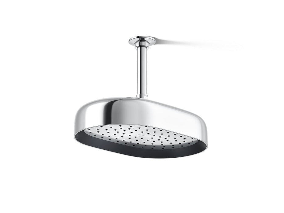 KOHLER K-26293 Statement Oblong 12" single-function rainhead, 2.5 gpm