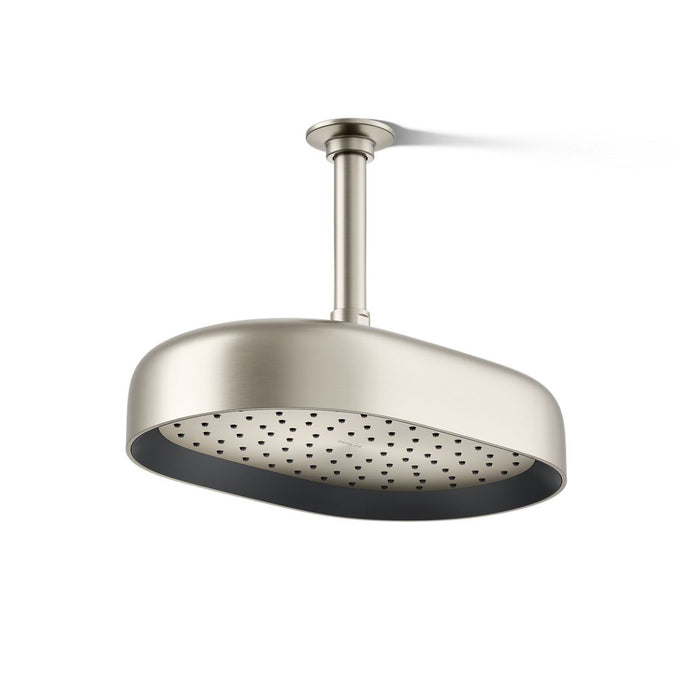 KOHLER K-26293 Statement Oblong 12" single-function rainhead, 2.5 gpm