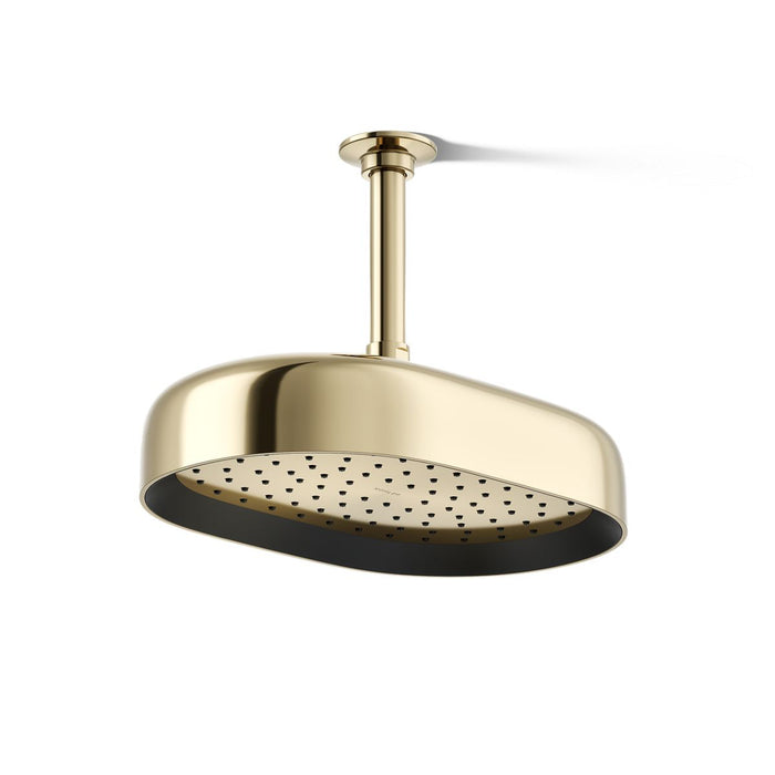KOHLER K-26293 Statement Oblong 12" single-function rainhead, 2.5 gpm