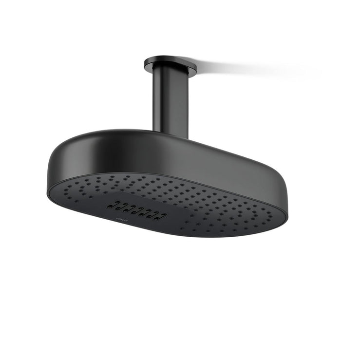 KOHLER K-26295 Statement Oblong 14" two-function rainhead, 2.5 gpm