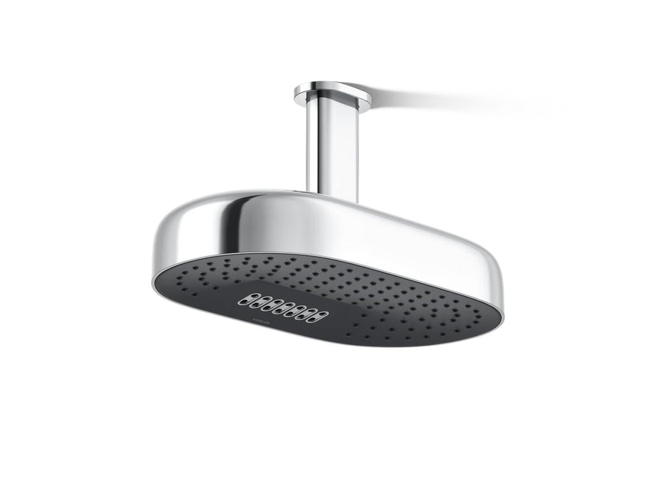 KOHLER K-26295 Statement Oblong 14" two-function rainhead, 2.5 gpm