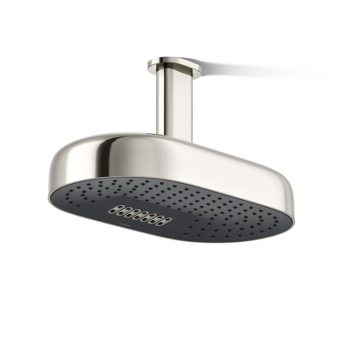 KOHLER K-26295 Statement Oblong 14" two-function rainhead, 2.5 gpm