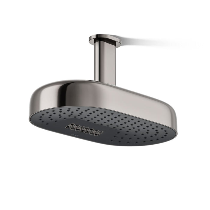 KOHLER K-26295 Statement Oblong 14" two-function rainhead, 2.5 gpm