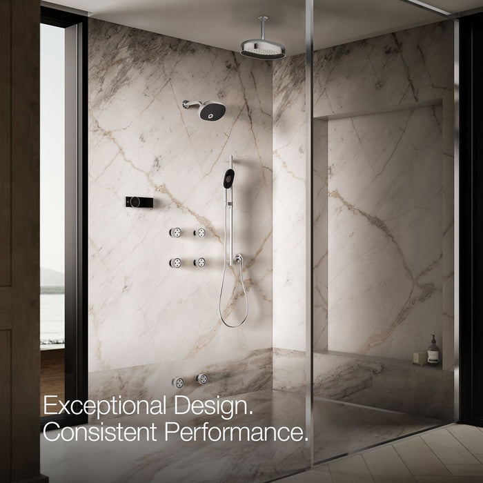 KOHLER K-26299 Statement Round single-function body spray, 2.5 gpm