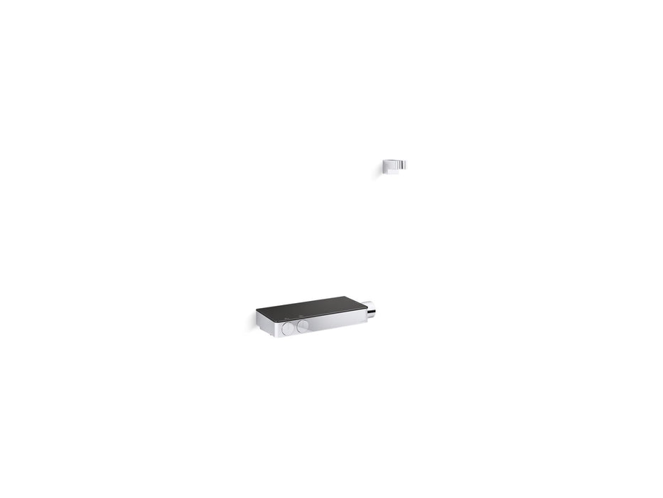 KOHLER K-26335-9 Anthem Two-way Exposed Thermostatic Valve and Control Panel with Integrated Handshower Holder