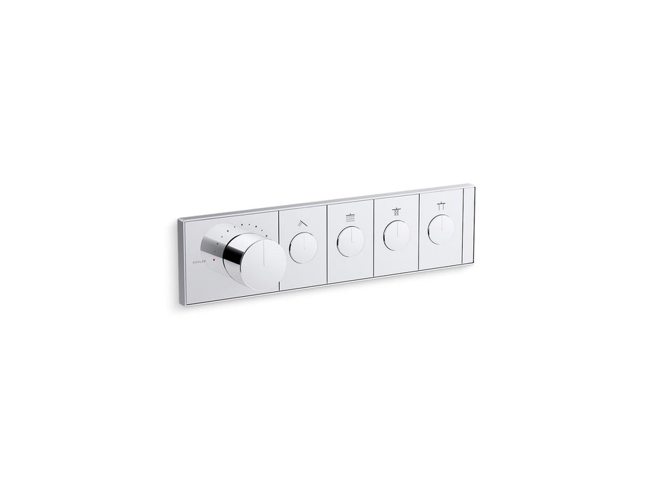 KOHLER K-26348-9 Anthem Four-outlet recessed mechanical thermostatic valve control