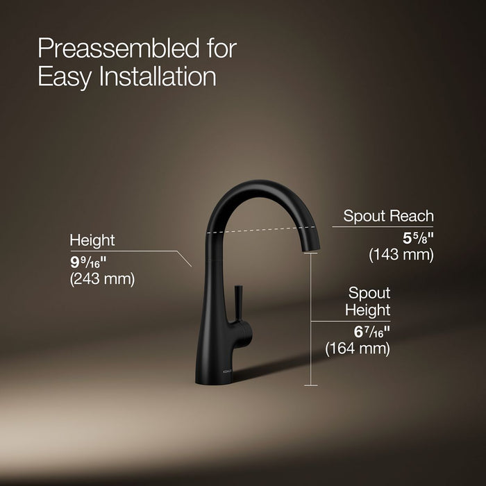 KOHLER K-26368 Transitional beverage faucet
