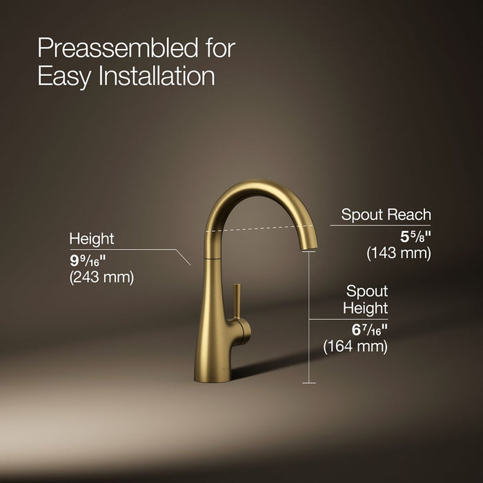 KOHLER K-26368 Transitional beverage faucet