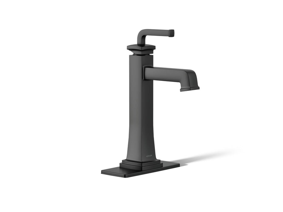 KOHLER K-26430-4 Riff Tall single-handle bathroom sink faucet, 1.2 gpm