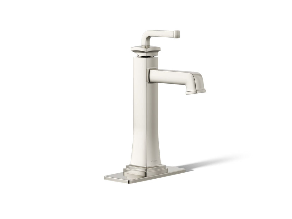 KOHLER K-26430-4N Riff Tall single-handle bathroom sink faucet, 0.5 gpm