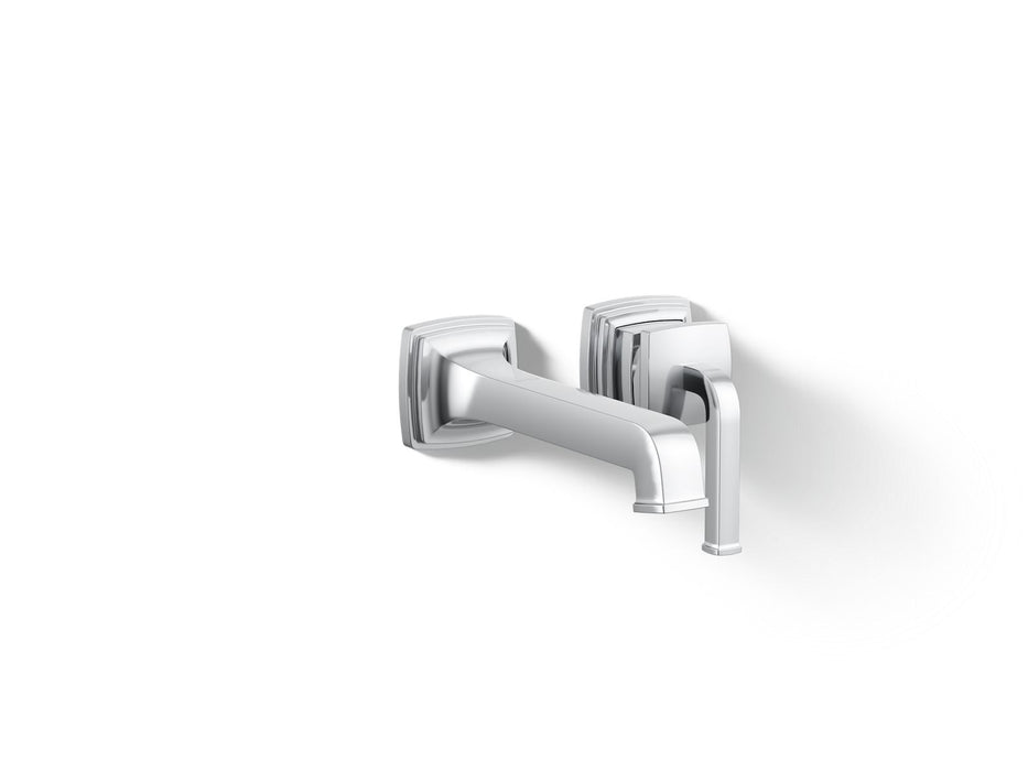 KOHLER K-26431-4 Riff Wall-mount single-handle bathroom sink faucet, 1.2 gpm