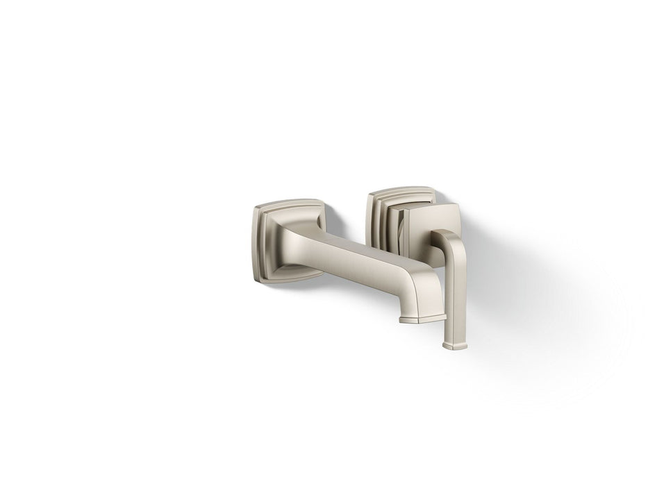 KOHLER K-26431-4 Riff Wall-mount single-handle bathroom sink faucet, 1.2 gpm