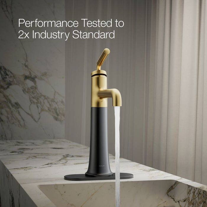 KOHLER K-26437-4N Tone Tall single-handle bathroom sink faucet, 0.5 gpm