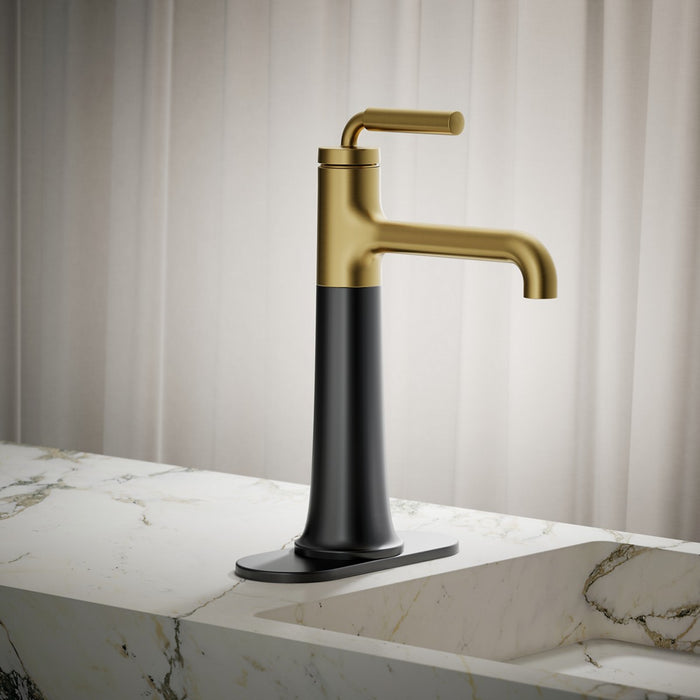 KOHLER K-26437-4N Tone Tall single-handle bathroom sink faucet, 0.5 gpm