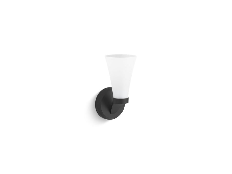 KOHLER K-26846-SC01 Simplice One-light sconce, matte black