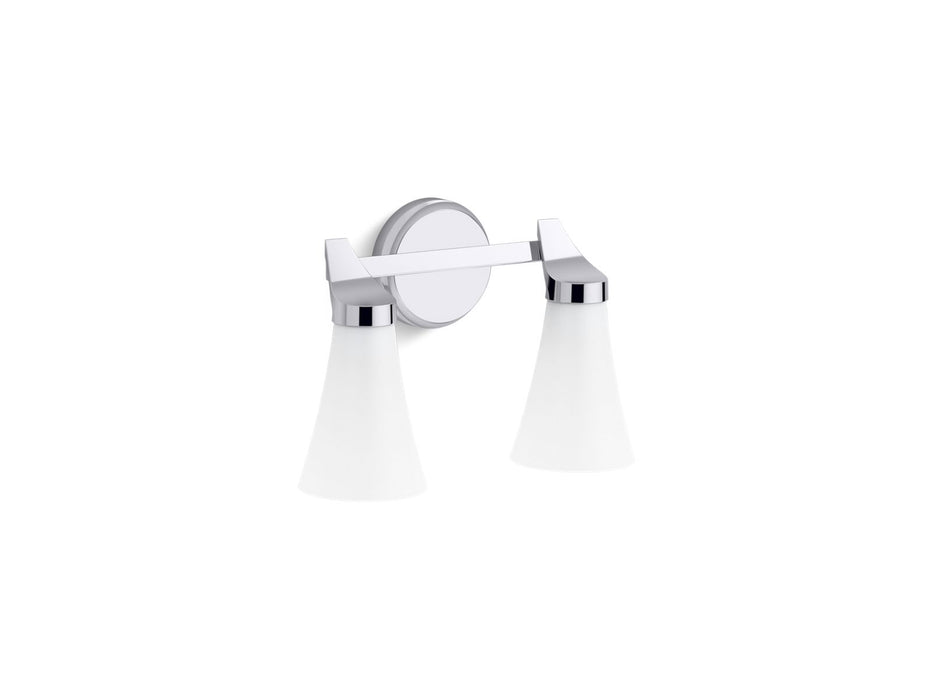 KOHLER K-26847-SC02 Simplice Two-light sconce