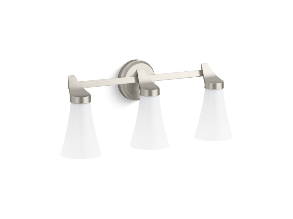 KOHLER K-26848-SC03 Simplice Three-light sconce, brushed nickel - view 2