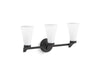 KOHLER K-26848-SC03 Simplice Three-light sconce, matte black