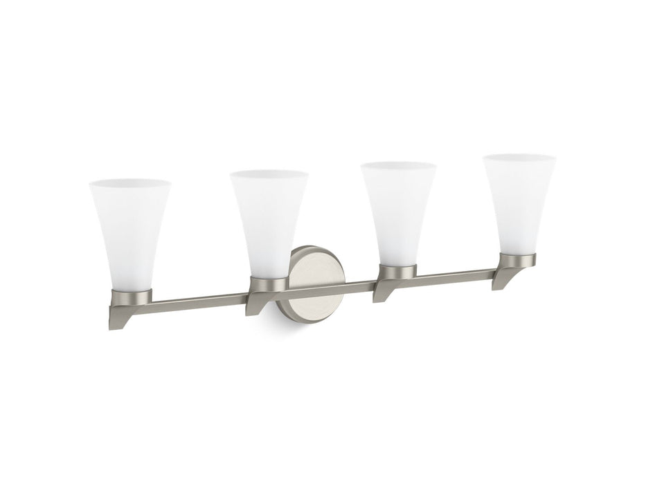 KOHLER K-26849-SC04 Simplice Four-light sconce, brushed nickel