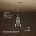 3/4 view of product with dimensions