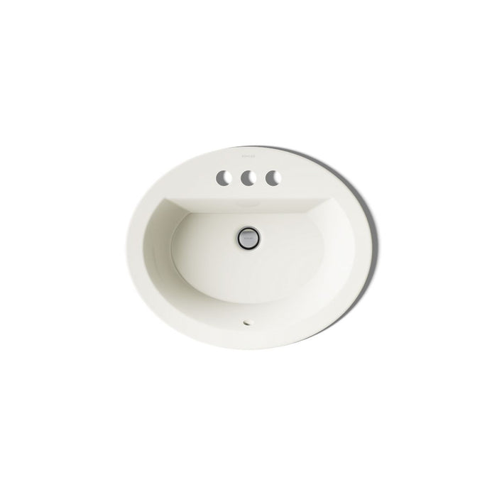 KOHLER K-2699-4 Bryant 20-1/4" oval drop-in bathroom sink
