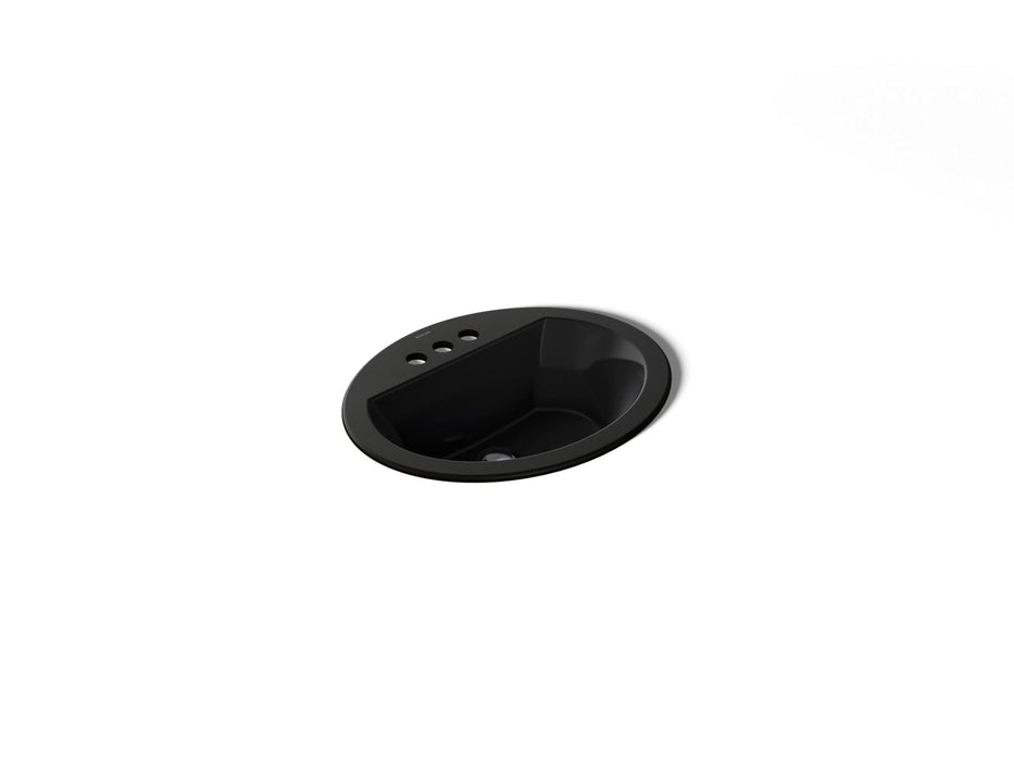 KOHLER K-2699-4 Bryant 20-1/4" oval drop-in bathroom sink